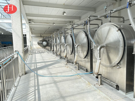 Η αφυδάτωση υποβάλλει το άμυλο πατατών κόσκινων σε φυγοκέντρωση κατασκευάζοντας τη μηχανή