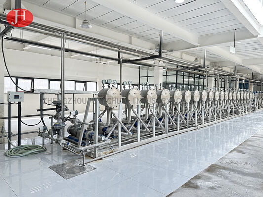 Προσαρμοσμένη μηχανή παρασκευής σκόνης αμυλού κασσάβης από ανοξείδωτο χάλυβα