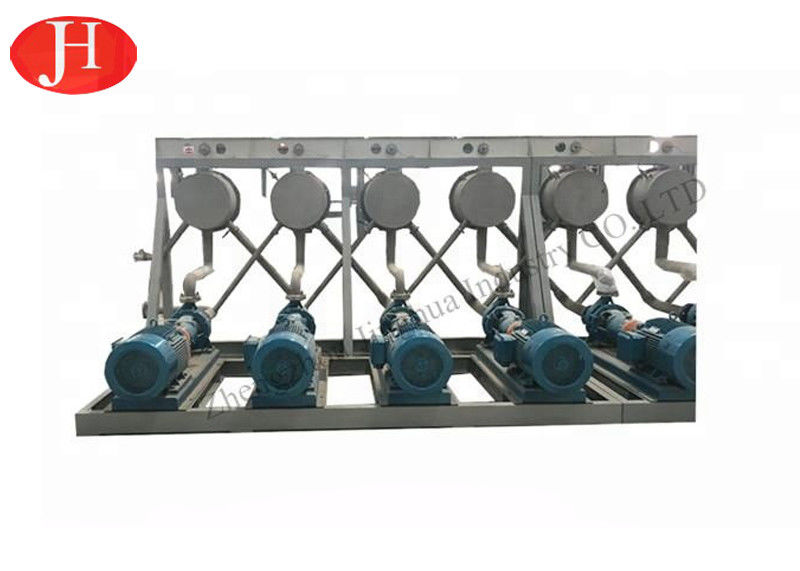 12 T/H Dehydrator πηλού αμύλου Hycrocyclone γραμμών επεξεργασίας αμύλου μανιόκων ικανότητας μηχανή