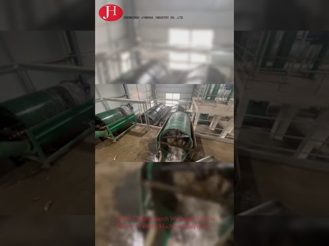 ΚΙΝΑ Καθαρίζοντας πλυντήριο κουπιών πρώτης ύλης για την παραγωγή αμύλου προς πώληση