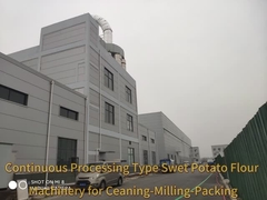 Συνεχής επεξεργασία του γλυκού πατάτας αλεύρι εξοπλισμός γλυκό πατάτα άμυλο μηχανή