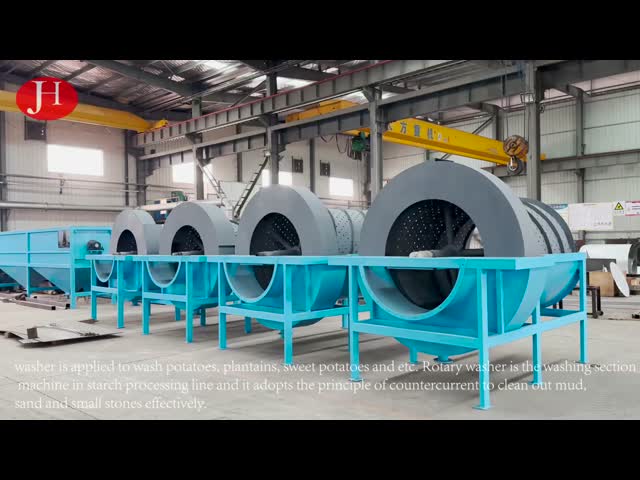 ΚΙΝΑ Περιστροφική μηχανή 22kw πλυντηρίων αλευριού μανιόκων ανοξείδωτου προς πώληση