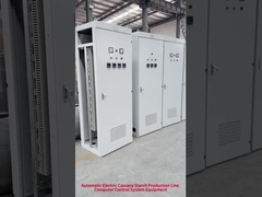 Βιομηχανικό ηλεκτρικό σύστημα ελέγχου για την παραγωγή άμυλου κασσάβης / αμυλού σιταριού