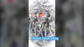 Starch Sifter Machine Machine Επεξεργασίας Τροφίμων Αποτελεσματικότητα
